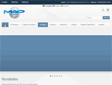 Tablet Screenshot of maptechnology.com.br